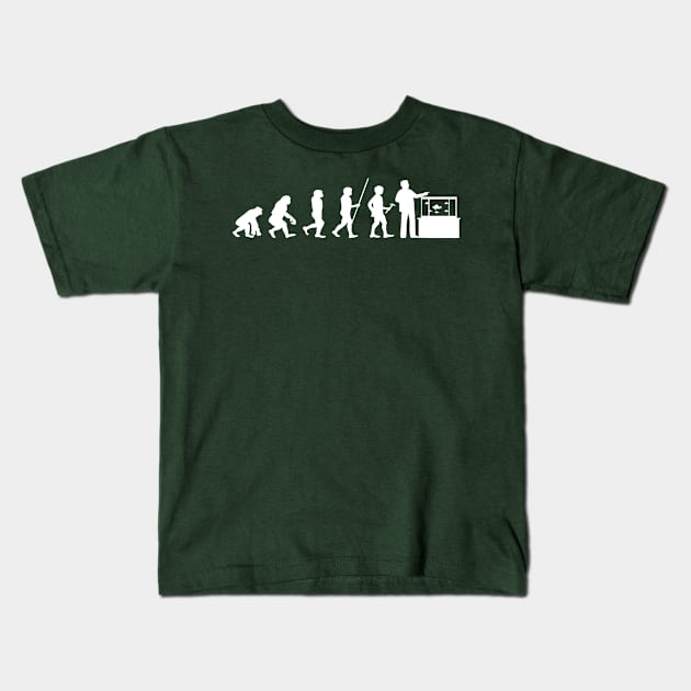 Funny Aquarist Aquarium Technologist Evolution Aquarium Kids T-Shirt by LEGO